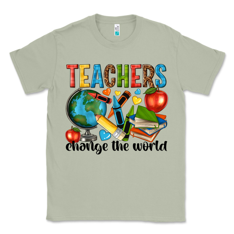 Teachers Change The World Classic Tee by NancyCooperArtShop | Teevron
