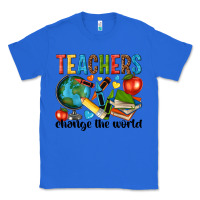 True Royal teachers change the world Classic Tee - NancyCooperArtShop