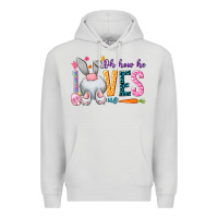 Dove Grey Oh how he loves us Easter Day Premium Hoodie - HowdyJamesFarm