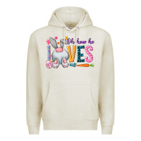 Oatmeal Heather Oh how he loves us Easter Day Premium Hoodie - HowdyJamesFarm