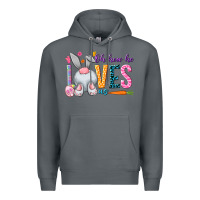 Rock Oh how he loves us Easter Day Premium Hoodie - HowdyJamesFarm