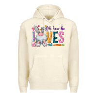 Sandshell Oh how he loves us Easter Day Premium Hoodie - HowdyJamesFarm