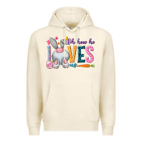 Tofu Oh how he loves us Easter Day Premium Hoodie - HowdyJamesFarm