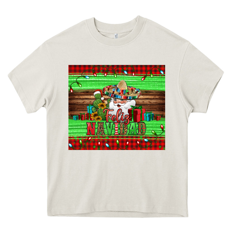 Feliz Navidad Spanish Christmas Santa Tumbler Heavy Core Tee by Jasminsmagicworld | Teevron