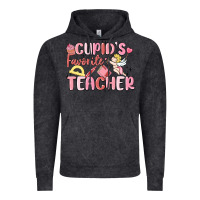 Vintage Black cupid's favorite teacher Vintage Hoodie - MaliasSmallBusiness