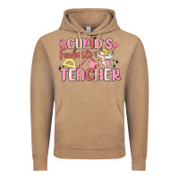 Vintage Coffee cupid's favorite teacher Vintage Hoodie - MaliasSmallBusiness