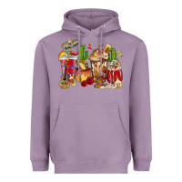 Lavender Cino De Mayo coffee cups Mexico Heavyweight Hoodie - HowdyJamesFarm