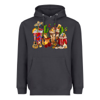 Smoke Cino De Mayo coffee cups Mexico Heavyweight Hoodie - HowdyJamesFarm