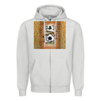 Dove Grey for the love of the game with soccer tumbler tbs Zipper Hoodie - TumblerDesignByShophia