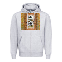 Heather Grey for the love of the game with soccer tumbler tbs Zipper Hoodie - TumblerDesignByShophia