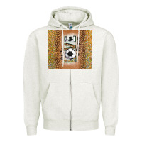Oatmeal Heather for the love of the game with soccer tumbler tbs Zipper Hoodie - TumblerDesignByShophia