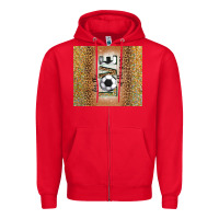 Red for the love of the game with soccer tumbler tbs Zipper Hoodie - TumblerDesignByShophia