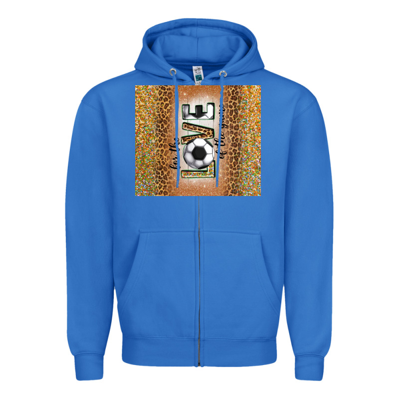 For The Love Of The Game With Soccer Tumbler Tbs Zipper Hoodie by TumblerDesignByShophia | Teevron