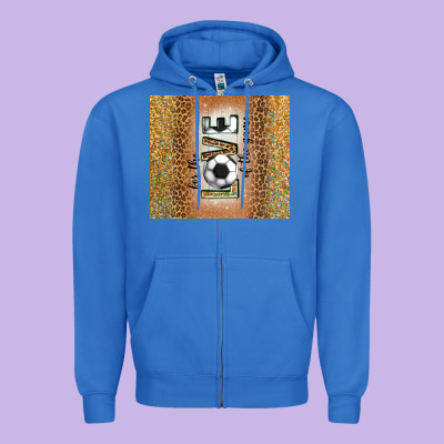 For The Love Of The Game With Soccer Tumbler Tbs Zipper Hoodie Designed By Tumblerdesignbyshophia