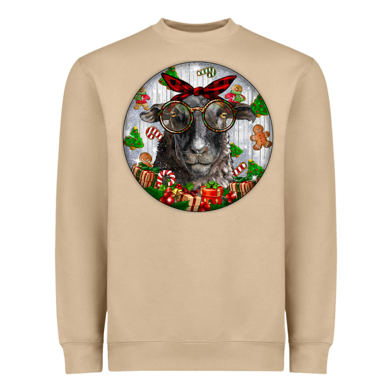 Christmas Dorper Sheep Heavyweight Sweatshirt by LillyAllenDesigns | Teevron