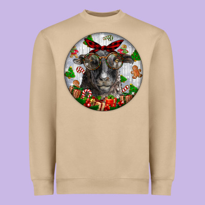 Christmas Dorper Sheep Heavyweight Sweatshirt Designed By Lillyallendesigns