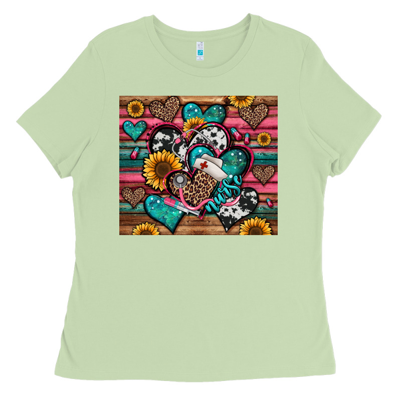 Nurse Hearts Ladies Tee by Jasminsmagicworld | Teevron