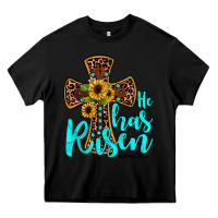 Black he has risen Heavy Core Tee - JahusDesignShop
