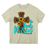 Mossy he has risen Heavy Core Tee - JahusDesignShop