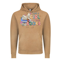 Vintage Camel just a girl who loves books Vintage Hoodie - MaliasSmallBusiness