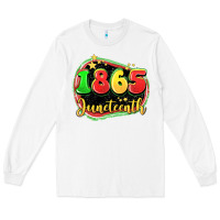 White 1865 juneteenth Long Sleeve Tee - LillyAllenDesigns