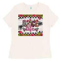 Race Life Tumbler Ladies Tee | Teevron