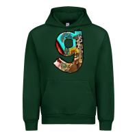 Forest Green farm life alphabet lowercase letters g Urban Hoodie - BundleAndBundleShop