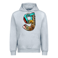 Heather Grey farm life alphabet lowercase letters g Urban Hoodie - BundleAndBundleShop