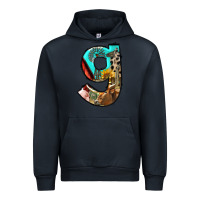 Navy farm life alphabet lowercase letters g Urban Hoodie - BundleAndBundleShop