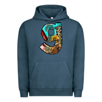 Pigment Midnight Navy farm life alphabet lowercase letters g Urban Hoodie - BundleAndBundleShop