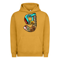 Pigment Peanut Butter farm life alphabet lowercase letters g Urban Hoodie - BundleAndBundleShop