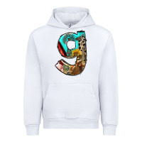 White farm life alphabet lowercase letters g Urban Hoodie - BundleAndBundleShop