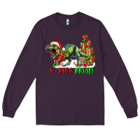 Plum T- Rex X-Mas Mood Long Sleeve Tee - RanaPortraitStore