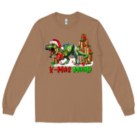 Toasted Coconut T- Rex X-Mas Mood Long Sleeve Tee - RanaPortraitStore