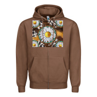 Chestnut western daisy and cowhide tumbler tbs Zipper Hoodie - TumblerDesignByShophia