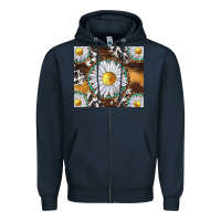 Navy western daisy and cowhide tumbler tbs Zipper Hoodie - TumblerDesignByShophia