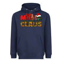 Navy Mama claus mother's day Heavyweight Hoodie - HowdyJamesFarm
