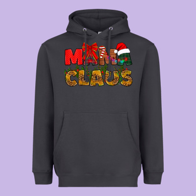 Mama Claus Mother's Day Heavyweight Hoodie Designed By Howdyjamesfarm