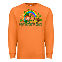 Carrot St. Patrick's Day Elf with elements Premium Sweatshirt - HowdyJamesFarm