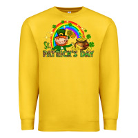 Lemon St. Patrick's Day Elf with elements Premium Sweatshirt - HowdyJamesFarm
