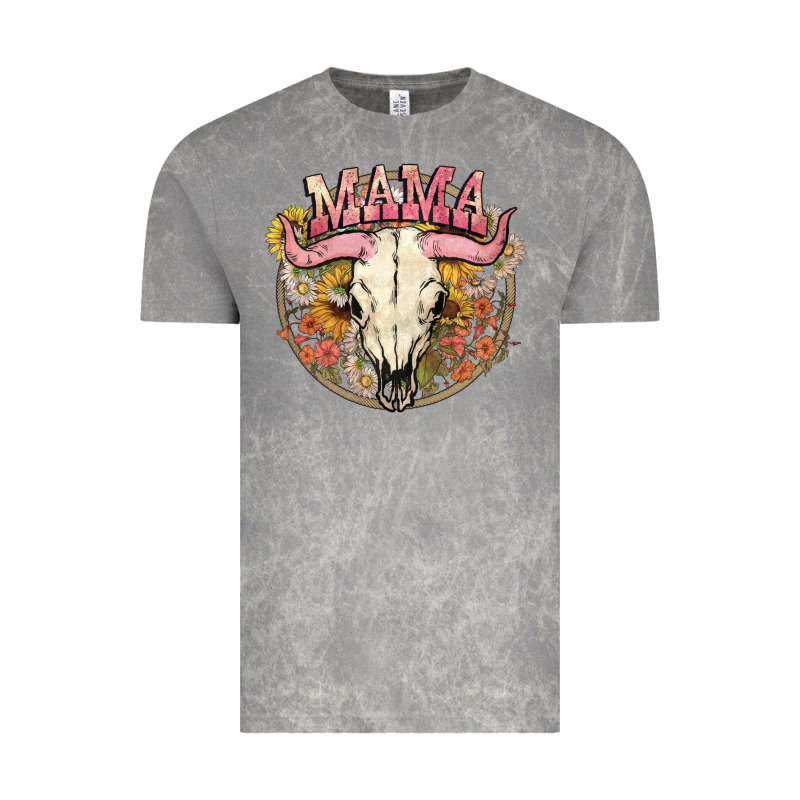 Bullskull Mama Vintage Tee by NancyCooperArtShop | Teevron