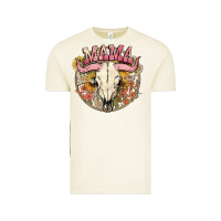 Vintage Arctic bullskull mama Vintage Tee - NancyCooperArtShop