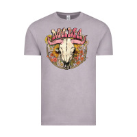 Vintage Zinc bullskull mama Vintage Tee - NancyCooperArtShop