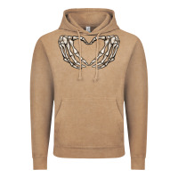 Vintage Coffee skeleton heart Vintage Hoodie - MaliasSmallBusiness