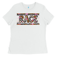 White race license plate Ladies Tee - Artiststas