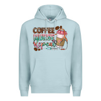 Blue Mist coffee nurse repeat Premium Hoodie - CowGirlArtShop