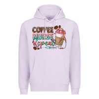 Lilac coffee nurse repeat Premium Hoodie - CowGirlArtShop