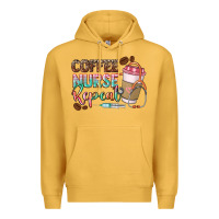 Mustard coffee nurse repeat Premium Hoodie - CowGirlArtShop