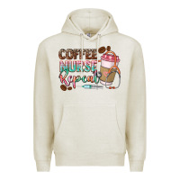 Oatmeal Heather coffee nurse repeat Premium Hoodie - CowGirlArtShop