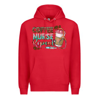 Red coffee nurse repeat Premium Hoodie - CowGirlArtShop